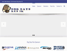 Tablet Screenshot of dogdaysrun.com